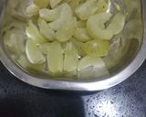 A picture of step 1 of Amla pachadi.