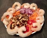 Zöldsèges garnèla wokban, shitake gombával és pirított penne tésztával recept fázis 1 fotója