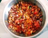A picture of step 3 of Healthy tasty Brown chickpea chat.