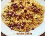 A picture of step 8 of Peanut Poha (Shengdana Pohe).