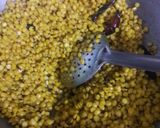 A picture of step 1 of Daal stuffing with besan kachori.