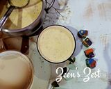 A picture of step 4 of Badam Ka Harira.