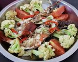 Foto langkah ke 3 dari resep Steam Baby Lobster Mudah enak.