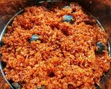Hình bước làm 1 của món Xôi gấc