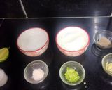 A picture of step 1 of Gondhoraj Ghol.