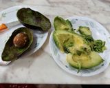 A picture of step 1 of Avocado Paan Pudding.