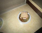 A picture of step 18 of My second green bean cut casserole onion garlic sandwich.