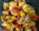 चटपटी कॉर्न चाट (chatpati corn chaat recipe in Hindi) रेसिपी चरण 3 फोटो