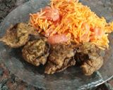 Foto del paso 6 de la receta: Torrejitas de acelga acompañada con ensalada/puré/cholo. grace