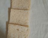 A picture of step 2 of Pinwheel sandwich cum choco-jam pie.