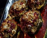 A picture of step 9 of Thanksgiving Leftover Baked Acorn Squash.