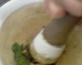 A picture of step 3 of Wood apple mint cooler.
