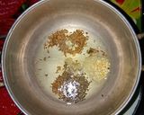 A picture of step 1 of Paneer Potato laziz.