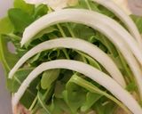 A picture of step 4 of My Naughty Sandwich Burger with Salad.