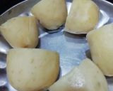 A picture of step 2 of Kashmiri Dum Aloo.
