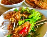 Hình bước làm 3 của món Bún bánh tép (tôm)chiên bột