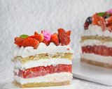 Foto langkah ke 10 dari resep Strawberry Watermelon Cake.
