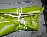 A picture of step 12 of Fish Pollichathu.