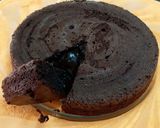 A picture of step 8 of Molten Lava Cake.