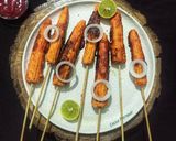 A picture of step 8 of Baby Corn Tikka.