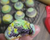 Foto langkah ke 7 dari resep 25. Rainbow Thousand Layer Mooncake.