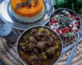 عکس مرحله 1 از دستور خورشت شوید باقالی با گوشت چرخ کرده