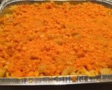 A picture of step 4 of Cheeto Mac & cheese 🧀.