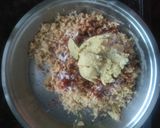 A picture of step 2 of Cheesy banana chickpeas Paratha with peanut chutney.