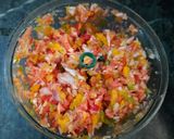 A picture of step 2 of Vegetable Chila.