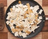 A picture of step 2 of Lebanese Fattoush with Pomegranate Molasses.