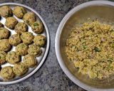 A picture of step 3 of Banana flower masala vada.