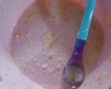 Foto langkah ke 6 dari resep Mpasi 6+ Azka : Bubur wortel+ikan+keju.