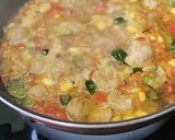 A picture of step 5 of Samak Rice, Soya Chunks, Veggies Upma (high protein low calorie).