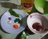 Foto langkah ke 1 dari resep MPASI Hati Ayam Wortel (menu lengkap Karbo+Prohe+Lemak+Sayur).
