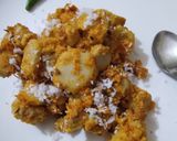 A picture of step 4 of Arabi masala.