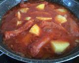 Foto del paso 2 de la receta: Salchichas con papas y guisantes