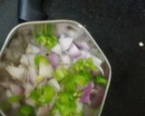A picture of step 3 of Leftover pulao muthia.