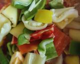 Germán tradicional schinken 🧄🍅(csirkemell bazsalikomosan friss paradicsomos) recept fázis 3 fotója
