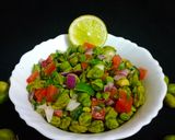A picture of step 5 of Fresh Green Chickpeas Salad.