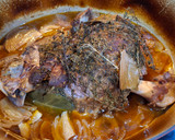A picture of step 8 of Slow Roasted Greek Leg of Lamb.