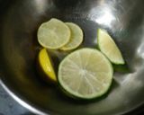 A picture of step 3 of Mango Lemonade💛🍋🍸.