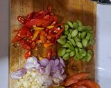 Foto langkah ke 2 dari resep Sambal Goreng Hati Ampela.