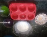 A picture of step 13 of Chocolate floating icecream in 3 flavours.