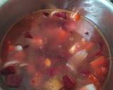 Beetroot soup with Mexican salad recipe step 5 photo