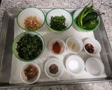 A picture of step 2 of Roasted Jalapeno hummus.