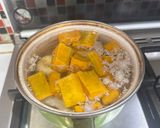 Foto langkah ke 1 dari resep Bubur Singkong Labu Kuning.