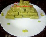 A picture of step 1 of De skinned Hyacinth Burfi (field bean Burfi).