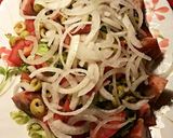 Foto del paso 2 de la receta Ensalada de tomates varios con lascas de atún rojo