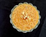 A picture of step 9 of Caramel sago (payasam) kheer.