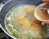 A picture of step 4 of Ragi Soup.